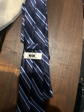 Joseph Abboud Navy Blue Striped Men's Tie